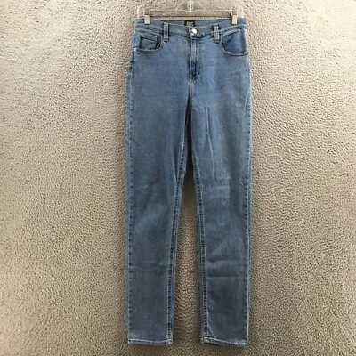 Pantalones de mezclilla BDG Girlfriend para mujer 29 azules tiro alto botón cremallera frontal mosca informales Foto 1 de 4