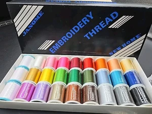 NEW Janome Embroidery Thread 27 Pc New Sealed See Pics - Picture 1 of 7