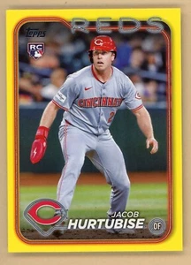 Jacob Hurtubise - 2024 Topps Update - Rookie #US165 - Yellow Parallels - Reds - Picture 1 of 2