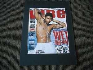Usher Raymond Older Full Name Signed Vibe Magazine Cover Photo Guaranteed F8 - Picture 1 of 2