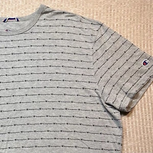 Champion Herren Grafik T-Shirt 2XL XXL Grau Rundhals Allover Print - Bild 1 von 7