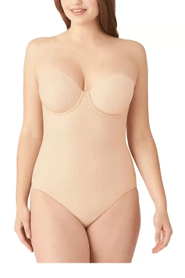 Wacoal NUEVO Talla 38D Alfombra Roja ReShape Sin Tirantes Modelador Bodybriefer Estilo 80121 Foto 1 de 4