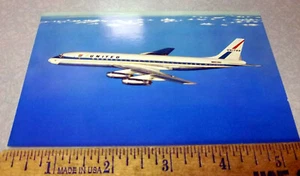 vintage United Airlines Collectors Post Card, DC-8 Mainliner postcard, NEW - Picture 1 of 2