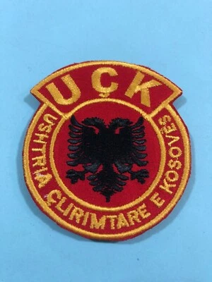 KOSOVO LIBERATION ARMY UÇK (KLA) COLLECTIBLE NEW PATCH FLAG INSIGNIA