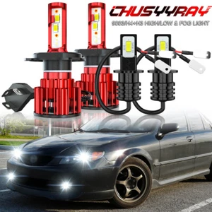 For Mazda protege 2001 2002 2003 6000K LED Headlight + Fog Light Bulbs Combo 4pc - Bild 1 von 16