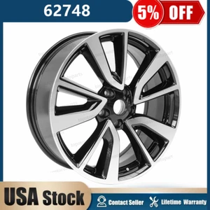 NEW 19" Machined Black Alloy Wheel For Nissan Rogue 2017-2020 Quality Rim 62748 - Picture 1 of 10