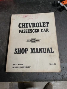 Chevrolet Passenger Car Shop Manual 1949-1953 Models W/ 1954 Supplement (BK) - Bild 1 von 8