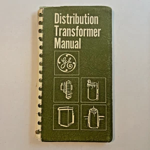 GE Distribution Transformer Manual Rare Green Book General Electric GET-2485G - Foto 1 di 7
