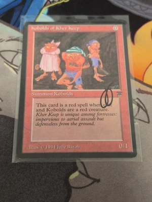 1x Signed Legends Kobolds Of Kher Keep Magic The Gathering Staple - Image 1 of 2