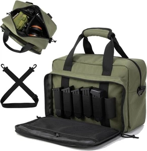 Borsa piccola gamma per 2 borse pistole pistole pistole e munizioni verde militare - Foto 1 di 6