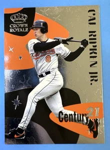 Crown Royale Cal Ripken Jr. Century 1999 21 tarjeta de inserción de lámina #1 Orioles Salón de la fama - Imagen 1 de 4