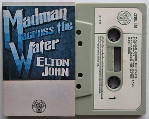 ELTON JOHN - MADMAN ACROSS THE WATER (DJM ZCDJL420) 1971 UK CASSETTE TAPE - Picture 1 of 4