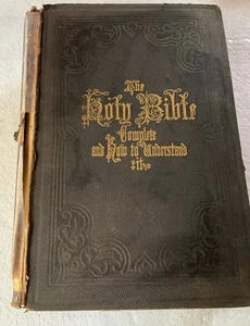 1871 The Holy Bible Hitchcock Complete Analysis Book Antique 1869 - Bild 1 von 11