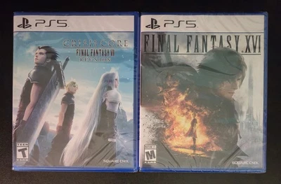 Lote de 2 juegos Sony PlayStation 5 PS5 paquete Crisis Core Final Fantasy VII XVI Foto 1 de 4