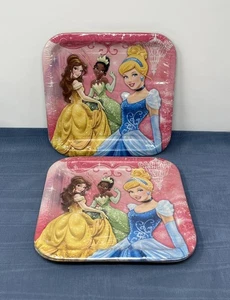 2 Packs DISNEY PRINCESS  DREAM PARTY 8 LUNCH PAPER PLATES---9" X 9"----    PARTY - Picture 1 of 12