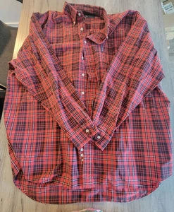 Abercrombie and Fitch The Big Hemd Herren XL rot kariert langarm  - Bild 1 von 5