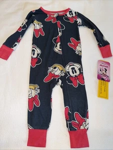 Disney Minnie und Dayse Einteiler Schlafanzug Größe 12 Monate Mehrfarbig Neu - Bild 1 von 11