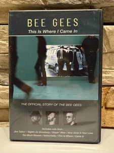 Bee Gees This Is Where I Came In 2001 Barry, Robin, & Maurice Gibb Used DVD Disc - Bild 1 von 4