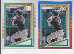 2 - 2025 Donruss ETHAN ANDERSON Clearly Acetate + Red Blue Orioles #170 - Bild 1 von 2