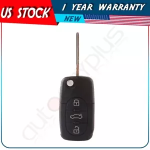 Remote Car Key Shell for Audi A4 1997 1998 1999 2000 2001 2002 2003 2004 2005 - Picture 1 of 9