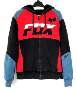 Fox Racing Sasquatch Faux Fur Lined Colorblock Hoodie Jacket - Size M - Picture 1 of 9
