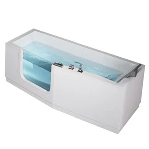 ELEGANZ Badewanne mit Tür und Duschkabine 160x70/80cm - Bild 1 von 6