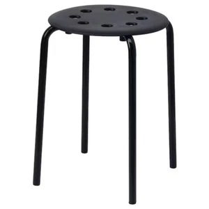IKEA HOCKER SCHWARZ STAPELBAR - Bild 1 von 6