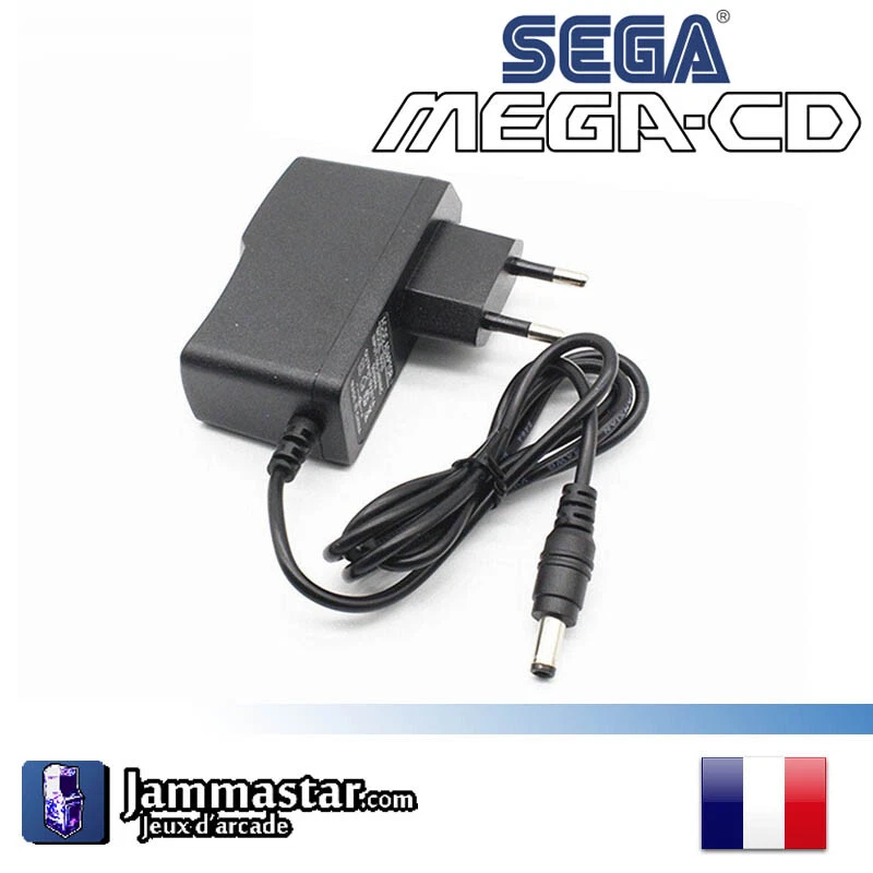 Alimentation console Sega Mega CD - Adaptateur - Power Supply