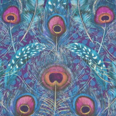 Liberty Fabric Tana Lawn (Peacock Manor)
