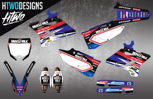 NEU YZ 125 250 Grafik Aufkleber Abziehbilder Kit neu gestaltete Kunststoffe 2015 2016 2017 MX - Bild 1 von 1