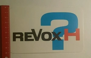 Aufkleber/Sticker: Revox H (28101646) - Bild 1 von 1