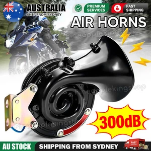12V 300DB Air Horn Super Loud Snail Horns Siren for Motorcycle Car Truck Boat A - Picture 1 of 10