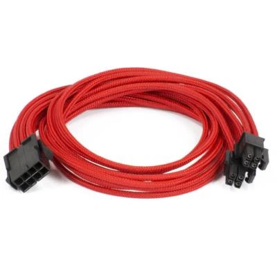 Phanteks 8 to 8 (4+4) Pin M/B Extension Cable 19.68" Red PH-CB8P-RD - Image 1 of 3