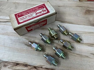 Box 8 NOS Snap-Tite VHN6-6M Steel Hydraulic Quick Connect Hose Coupling 3/8"-18 - Picture 1 of 2