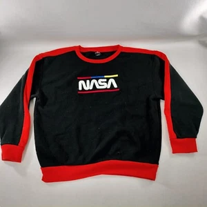 Southpole Junior Nasa Crewneck Black Red Sweatshirt Pullover Size XXL - Picture 1 of 7