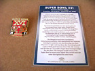 Sb Super Bowl 16 Xvi 49Ers V Bengals Willabee & Ward Pin W/ Card Nfl W&W C42141