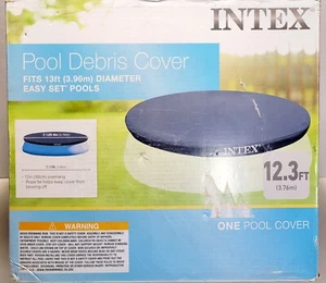 Intex 12.3 Round Easy Set Vinyl Solar Cover for Swimming Pools, New - Picture 1 of 7