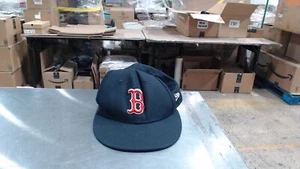 UsedGood_New Era 59FIFTY Boston Red Sox MLB 2017 Authentic C_Black/White_Sz7 1/2 - Picture 1 of 8