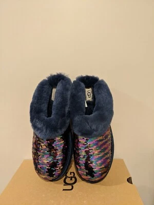 Ugg Australia Womens  Cluggette Sequin Slipper Size 8 NIB - Image 1 of 4