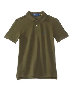 Polo Ralph Lauren Kids Cotton Mesh Polo Shirt Armadillo L12412 Boys Size 7 - Picture 1 of 3
