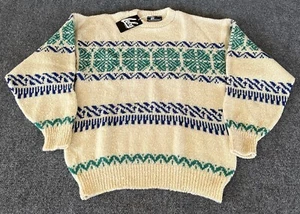 Pendleton Lobo VTG NWT XL Sweater Wool Fair Isle Geometric Pullover - Picture 1 of 11