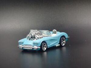 1958 58 Chevy Chevrolet Corvette Convertible Rare 1:64 Scale Voiture Miniature