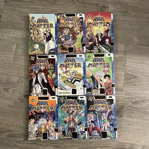 RAVE MASTER Manga Hiro Mashima Volúmenes 1-3, 5-10 Inglés Fuera de Stock Raro Lote Parcial - Imagen 1 de 3