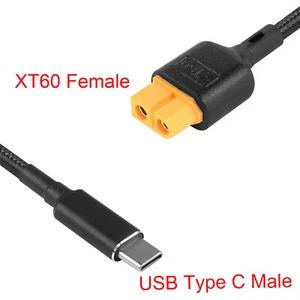 PD USB C to XT60 Power Charging Cable Adapter Cable Solar Drone Energy Storage - Picture 1 of 9