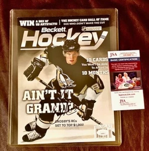 Sidney Crosby Signed Autograph Magazine with JSA Certificate of Authenticity 1 - Picture 1 of 3