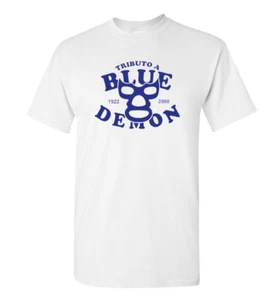 Camiseta Blue Demon,Tributo El Santo,Rayo de Jalisco, Lucha Libre Cuello en V - Imagen 1 de 1