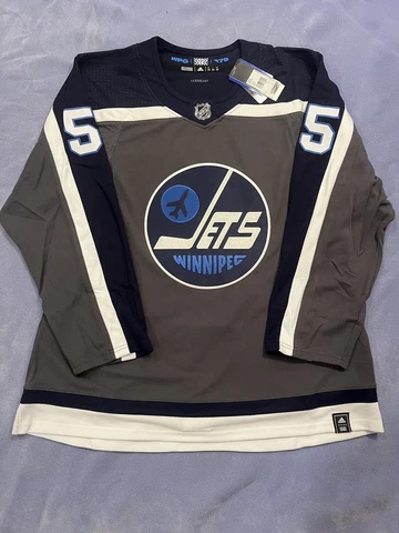 Winnipeg Jets Mark Scheifele Reverse Retro Adidas Jersey size 54 (X Large) Cover