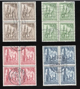Berlin Mi. 106-109 im kpl. 4er-Block Satz gestempelt FA Schlegel BPP KR9900239 - Bild 1 von 2