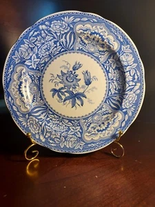 SPODE Blue Room Collection 'Floral' Plate Blue & White Made in England 10.5 in - Picture 1 of 6