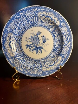 SPODE Blue Room Collection 'Floral' Plate Blue & White Made in England 10.5 in - Image 1 of 4